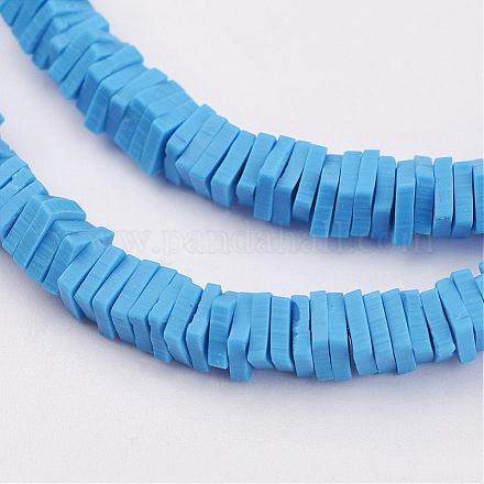 Polymer Clay Bead Strands CLAY-P015-6mm-09-1