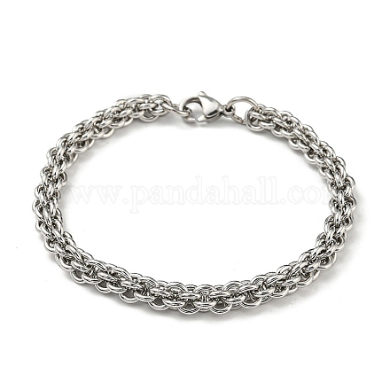 Bracelets avec chaîne de corde en 201 acier inoxydable STAS-Z056-11P-1