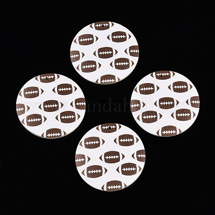 Печать подвесок из дерева WOOD-N016-52C-1