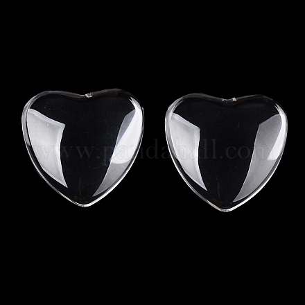 Transparente Glas Cabochons GGLA-T004-15-1