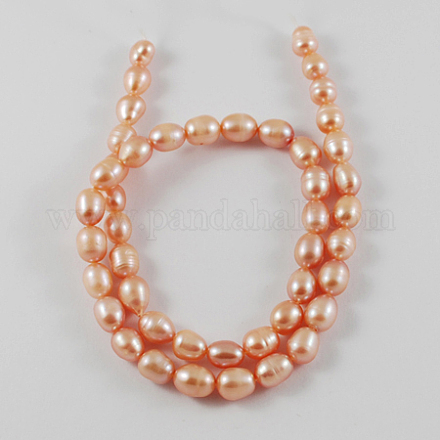 Grade A Natural Cultured Freshwater Pearl Beads Strands A23WJ011-1