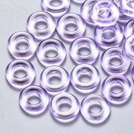 Perles de verre peintes par pulvérisation transparent GLAA-S190-003A-02-1