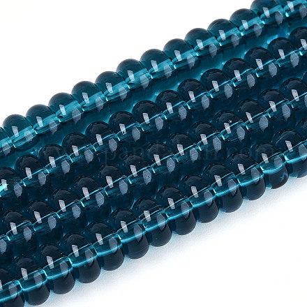 Прозрачные стеклянные бусины&nbsp;GLAA-ZX008-6mm-19D-1