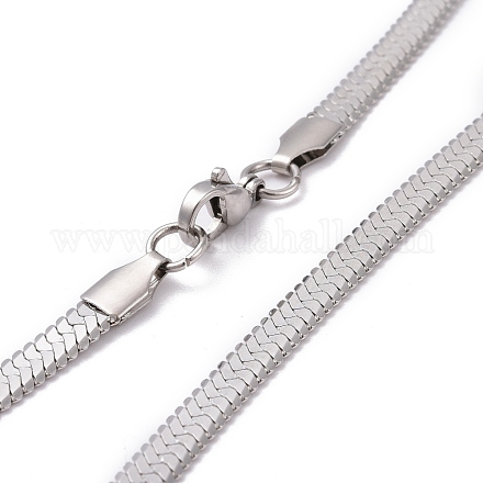 304 Stainless Steel Snake Chains Necklaces NJEW-O058-31P-1