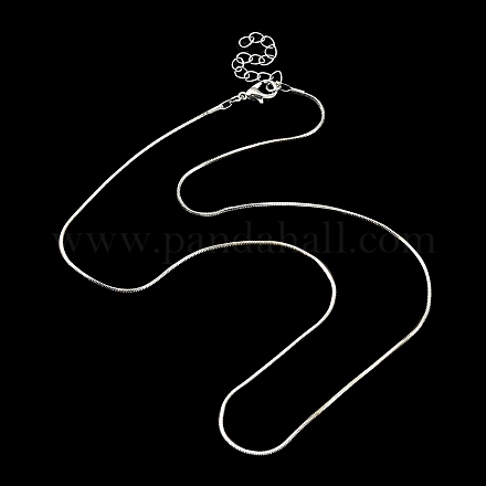 Ожерелье из латунной квадратной змеиной цепи для мужчин и женщин MAK-YW0001-10-1