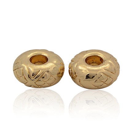 Perles en alliage d'or sans nickel et sans plomb PALLOY-J218-044G-1