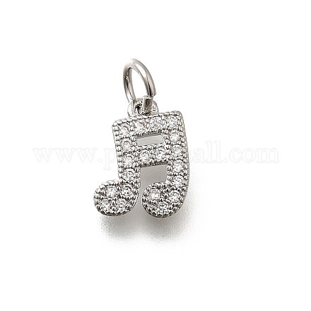 Латунные микро проложить кубического циркония подвески KK-P295-50P-1