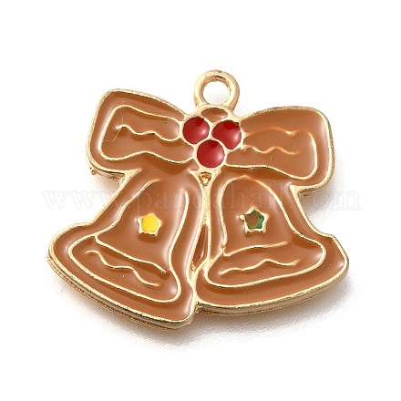 Noël alliage thème pendentifs émail&nbsp;ENAM-Q509-01KCG-12-1