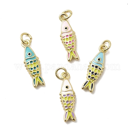 Латунь эмаль подвески&nbsp;KK-A266-39G-1