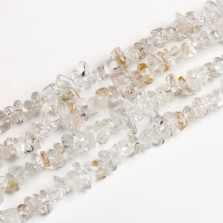 Brins de perles de topaze naturelle X-G-D0002-A14-1