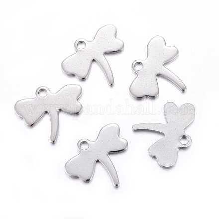 304 Stainless Steel Charms STAS-O110-09P-1