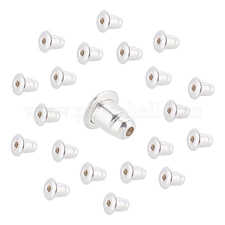 SUNNYCLUE 1 Box 10 Pairs Bullet Screw on Earring Backs Bullet Earring Backs  Hypoallergenic Earrings Back Studs Secure for Earring Backs Droopy Ears