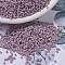 MIYUKI Delica Beads, Cylinder, Japanese Seed Beads, 11/0, (DB0875) Matte Opaque Mauve AB, 1.3x1.6mm, Hole: 0.8mm, about 10000pcs/bag, 50g/bag