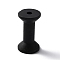 Wooden Empty Spools, for Wire, Cord, Jewelry Chain Wrapping, Black, 6x3.5cm