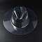 Plastic Fascinator Hat Base, Hat Holder, Clear, 345x330x110mm