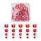 Electroplate Glass Beads Strands, AB Color Plated, Faceted, Cube, Red, Cube Glass Beads: 2~2.5x2~2.5x2~2.5mm, Hole: 0.5mm, 300pcs/Box,
Cube Glass Beads Strands: 4~8x4~8x4~8mm, Hole: 1mm, 4strands/Box