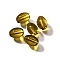 K9 Glass, Imitation Austrian Crystal Beads, Oval, Dark Goldenrod, 11x8mm, Hole: 1.8mm