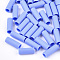 Rubber Beads, Tube, Cornflower Blue, 12~12.5x4~4.5mm, Hole: 3mm, about 4000pcs/500g