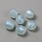 Translucent Acrylic Beads, Faceted, Round, Aqua, 10x10mm, Hole: 1.6mm, about 950pcs/bag.