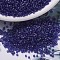 MIYUKI Delica Beads, Cylinder, Japanese Seed Beads, 11/0, (DB0785) Dyed Semi-Frosted Transparent Cobalt, 1.3x1.6mm, Hole: 0.8mm, about 20000pcs/bag, 100g/bag