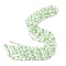 Electroplate Glass Beads Strands, Round, Faceted(32 Faceted), Gradient Color, Light Green, 6mm, Hole: 1.2mm, about 61pcs/strand, 12.60''(32cm)