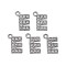 Alloy Pendants, with Crystal Rhinestone, Platinum, Cadmium Free & Lead Free, Alphabet, Letter.E, 17.5x12.5x2mm, Hole: 1.8mm