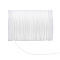 Round Polyester Sewing Threads, White, 0.6mm, about 82.02 Yards(75m)/Roll