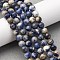 Natural Sodalite Beads Strands, Round, Grade AB, 6mm, Hole: 1mm, about 60pcs/strand, 15.16''(38.5cm)
