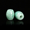 Natural Green Aventurine Large Hole Barrel Beads, European Beads, 18x16mm, Hole: 6mm
