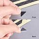 Pandahall elite triangolo fai da te etichetta in pvc adesivi con foto AJEW-PH0016-16-3