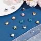 Unicraftale 280 pièces 2 couleurs 201 supports de couture en acier inoxydable sur les broches STAS-UN0051-88-2