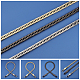 Asas de bolso con cadena de serpiente de hierro pandahall elite IFIN-PH0001-26-4