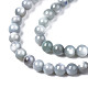 Eau douce naturelle de coquillage perles brins X-BSHE-T009A-01K-3