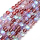 Synthetic Moonstone Beads Strands G-F142-8mm-07-1