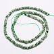 Natürliche grüne Fleck Jaspis Perlen Stränge G-G551-05-2