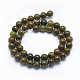 Natürliche chinesische Jade Perlen Stränge X-G-F557-8mm-2