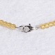 Glass Beads Nylon Thread Beaded  Necklaces X-NJEW-E039-04-3