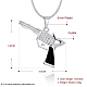 Tin Alloy Enamel Pendant Necklaces NJEW-BB19494-3