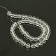 6mm Transparent Clear Round Glass Spacer Beads Strands X-GR6mm01Y-2