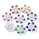 Placage de capuchons de perles en acrylique&nbsp;OACR-H118-06-1