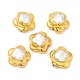 Perlas de flores de perlas keshi naturales de estilo barroco KK-M251-18G-1