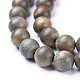 Chapelets de perles en bois de santal naturelles WOOD-F008-02-D-3