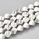 Electroplate Non-magnetic Synthetic Hematite Beads Strands G-T114-37-2