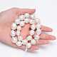 Fili di perle di keshi di perle barocche naturali PEAR-N010-01-5