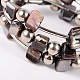 Shell Beads Wrap Bracelets BJEW-JB01609-05-2