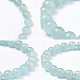 Bracelets extensibles en perles rondes aigue-marine naturelle sunnyclue BJEW-PH0001-8mm-19-4