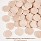 Olycraft 50 pieza de rodajas de madera natural sin terminar Burlywood piezas redondas de madera de 1.5.9 in en blanco de madera natural recortes de círculos de madera en blanco para manualidades WOOD-WH0027-73-4