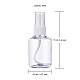 50mlの詰め替え可能なペットプラスチックスプレーボトル  液体用の空のポンプボトル  透明  4.2x10cm  容量：50ml（1.69液量オンス） TOOL-Q024-02A-01-3