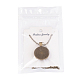 Flat Round Kitten Glass Pendant Necklaces X-NJEW-N0051-014D-01-3