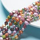 Fili di perle di perle d'acqua dolce coltivate naturali PEAR-Q007-06-1